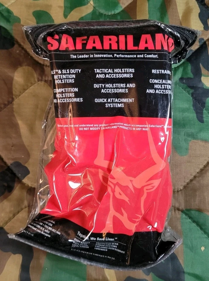 Funda de paleta izquierda Safariland Mid Ride nivel 2 Taser International X3 Foto 2 de 4