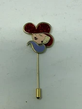 Red Hat Society Lady Pin Gold Tone 2004 Collectible