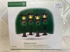 Turn-Of-The-Century Lampposts from Department 56 (Set of 4)  (#56.55042)