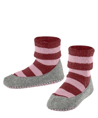 FALKE Kinder Cosyshoe Stripes Hausschuhe Schurwolle