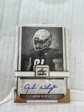 Josh Whyle 2021 Ultimate Draft Auto Gold Card #PA-JW2 Serial #73/75