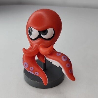 2023 Splatoon 3 1'' Red Octoling Octopus Form Furata Choco Egg Gashapon