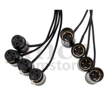 LowProfile NEUTRIK 3pin XLR male to 3pin XLR female,For SOMMER SOD-14 audio line