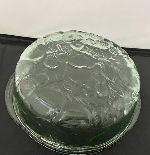 Libbey Orchard Fruit Green Glass Round 3Qt Casserole Baking Serving Dish W/Lid - Picture 7 of 7