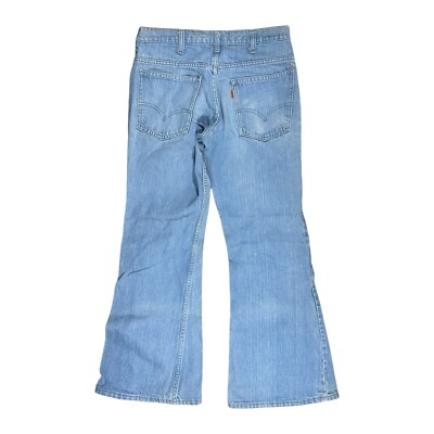 Vintage Levi's Orange Tab Bell Bottom Flare Jeans Size 30x27 Talon