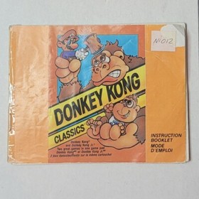 Nintendo NES Donkey Kong Classics Game With Manual & Box Mattel (CIB) Complete 