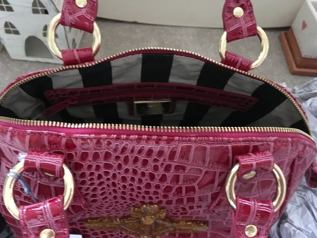 NEW ○✿ VIVIENNE WESTWOOD ○✿ RED PINK CHANCERY DALIA BAG NEW ○✿ VIVIENNE WESTWOOD ○✿ RED PINK CHANCERY DALIA BAG