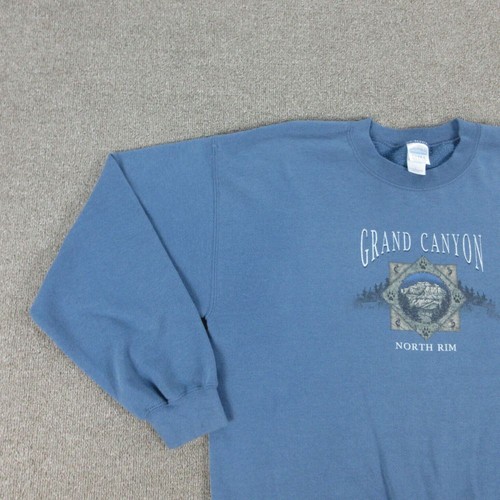 Grand Canyon Pullover Herren Large Blau Fleece Langarm Pullover ' - Bild 2 von 22