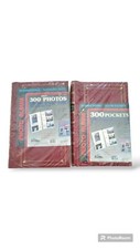 Vintage Pioneer Bi-Directional Slip In Pocket Photo Albums 4x6  300 Pics Red NEW