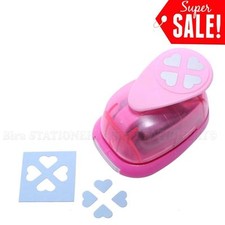 1"inch Four Hearts Shape Paper Craft Punch Craft Supplies Puncher Scrapbooking