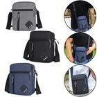 Men's Messenger Bag Waterproof Cross Body Shoulder Utility Travel Work 