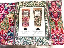 William Morris At Home | Body travel bag w/ 2  Clementine & Clove | Vegan-3.4 oz