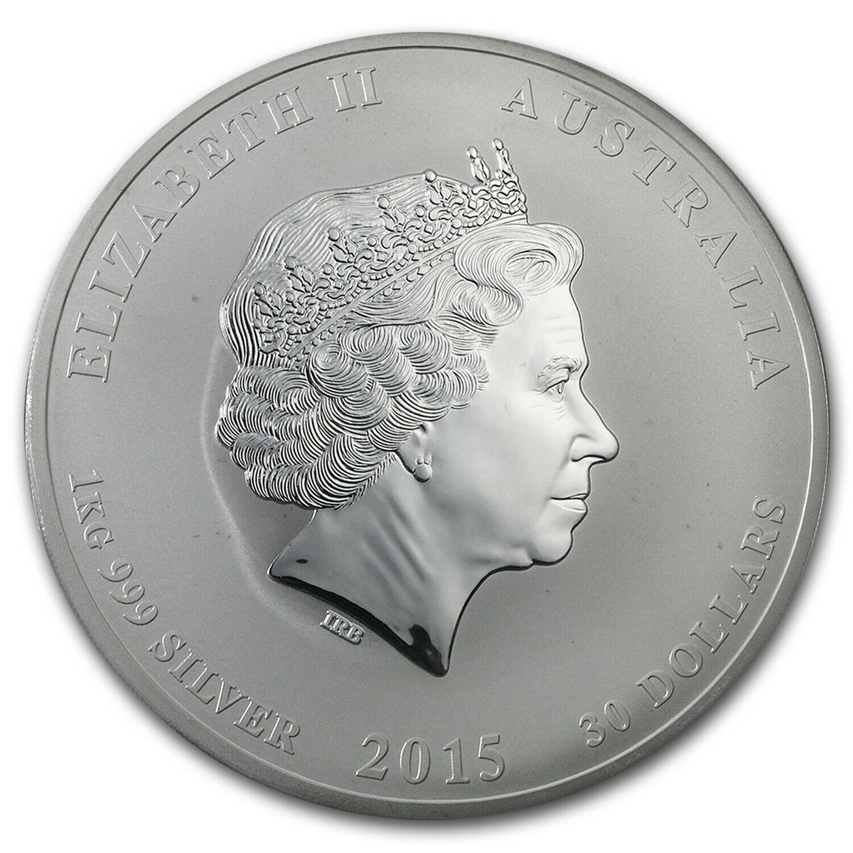 2015 1 KILO Silver KG Lunar Year of the GOAT Perth Mint Australia