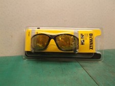 Dewalt Router Anti-Fog Safety Glasses Smoke Lens Black/Yellow Frame 1 pc