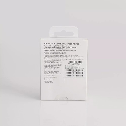 Samsung 45W Super Fast Charging USB-C Wandadapter mit Kabel für Galaxy S24 FE - Bild 3 von 5