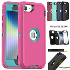 For iPhone SE 2022/SE 2020 2nd 3rd Gen Case Heavy Duty Shockproof Rugged Cover
