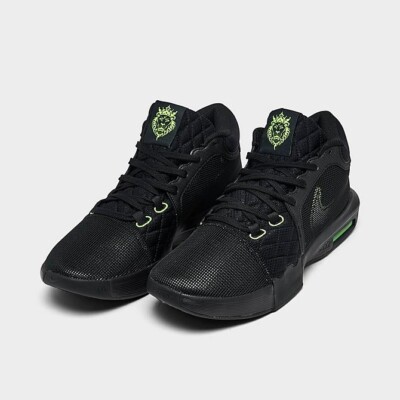NIKE LEBRON WITNESS 8 Black White Volt Men's Basketball Shoes FB2239-002 13 NIB