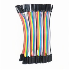 40PCS Dupont Wire Jumper Cables 10cm Female To Female 1P-1P For Arduino
