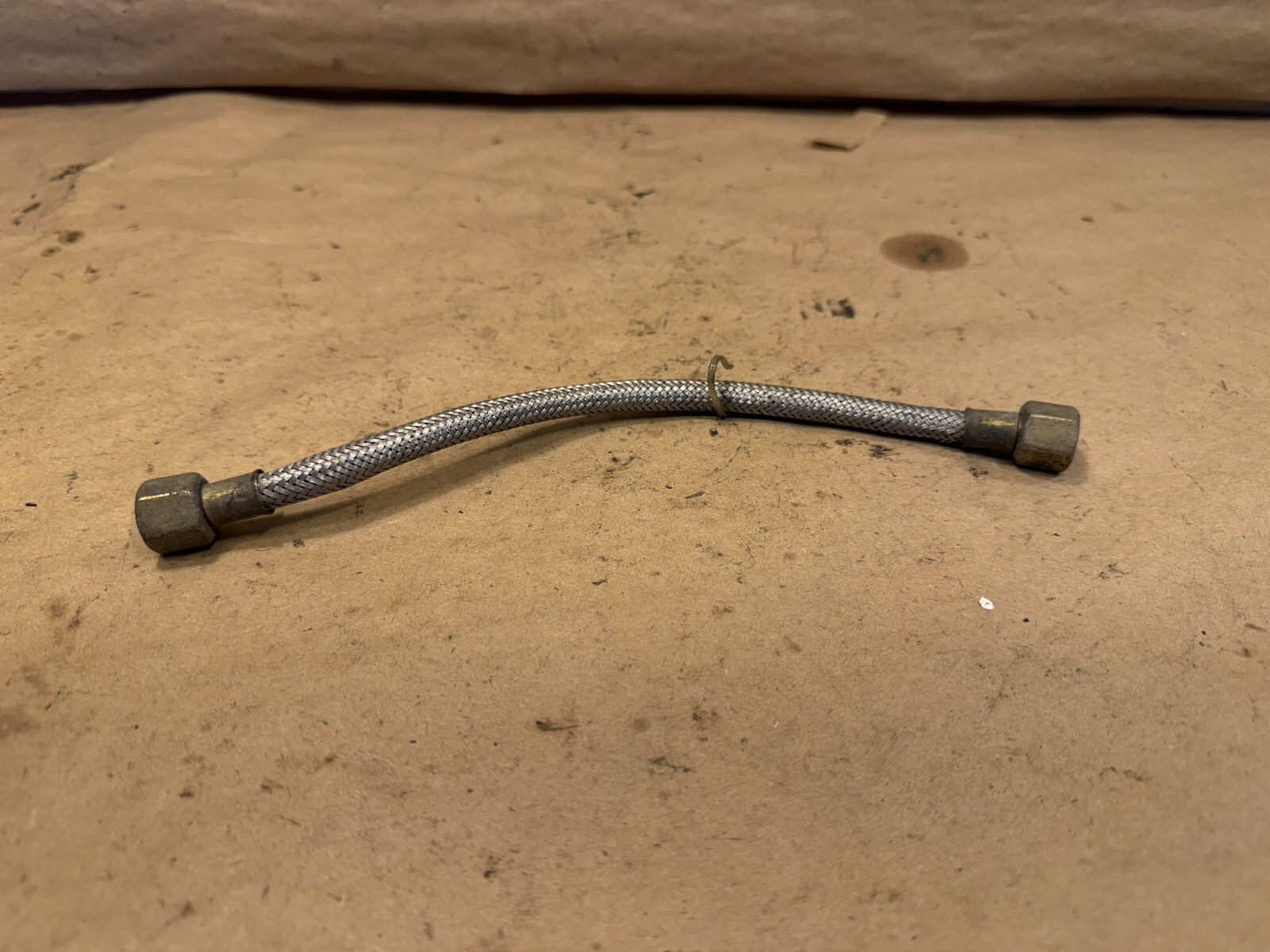 Ferrari Testarossa Short Oil Hose Tank to Pump OEM PN 124168