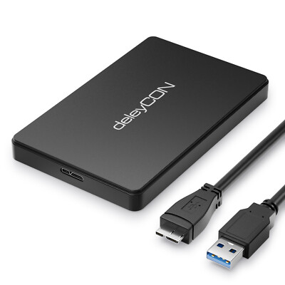 Festplattengehäuse 2,5  SATA3 micro USB 3.0 HDD SSD Gehäuse externe Festplatte