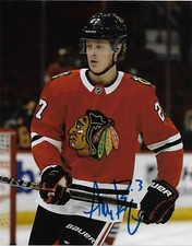 Chicago Blackhawks Adam Boqvist Signed Autographed 8x10 NHL Photo COA #5