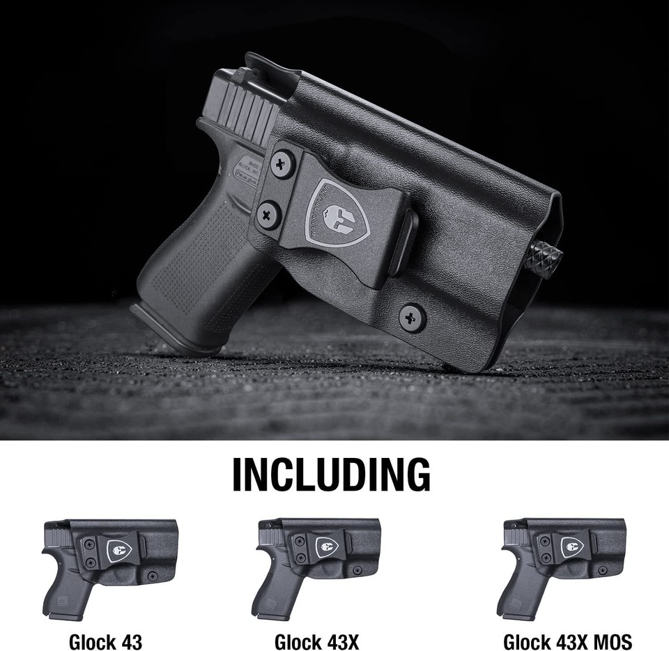 Solo para Glock 43/43X, no compatible con G43X MOS, Mini luz táctica de 150 lúmenes, linterna