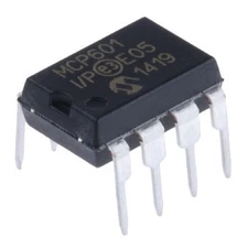 5PCS Microchip MCP601-I/P MCP601 Single Supply CMOS Operational Amp New IC
