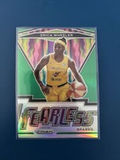 2021 Panini Prizm WNBA Fearless Green #9 Erica Wheeler