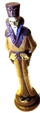 Unique 5” Resin Asian Oriental Wiseman Decor Figure