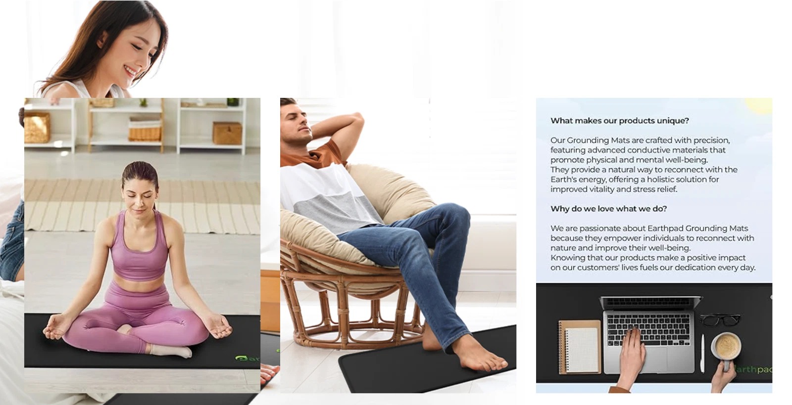 Grounding Mat | 24x16 in Earthing Pad for Relieving Stress, Anxiety  & Inflamati image 6