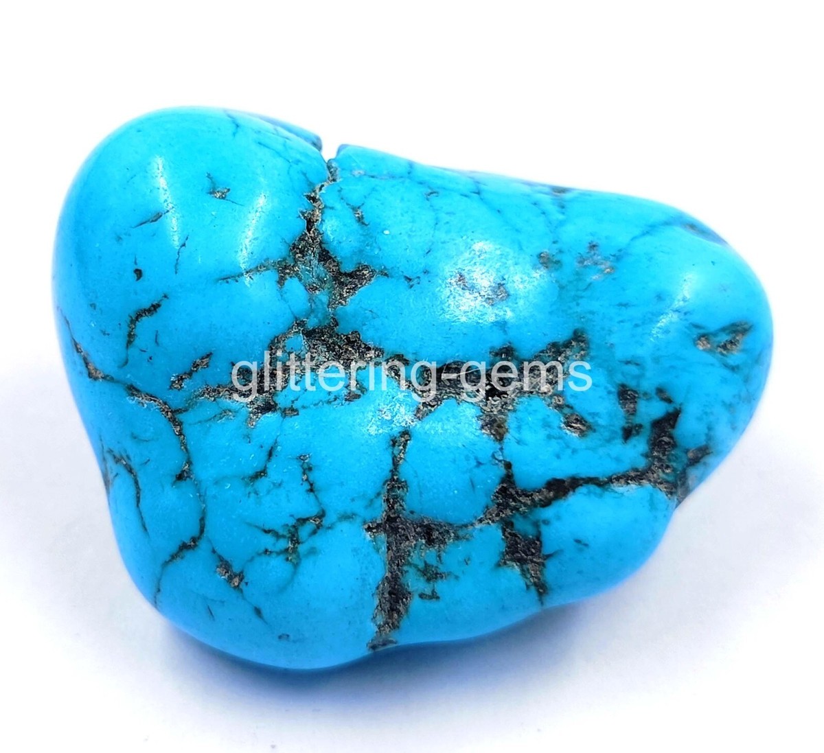 110.5 Ct Certified Natural Sky-Blue Turquoise Arizona Slab Rough