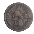 1879 FULL DATE Indian Head Cent Penny CULL / AG / HOLE FILLER