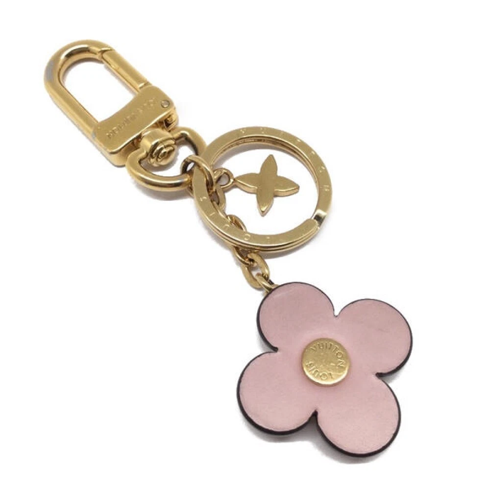 LOUIS VUITTON Bag Charm Key Chain Porte Cles Blooming Flower