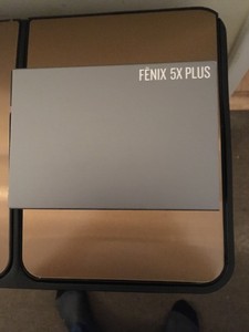 fenix 5x plus sapphire carbon gray dlc titanium band