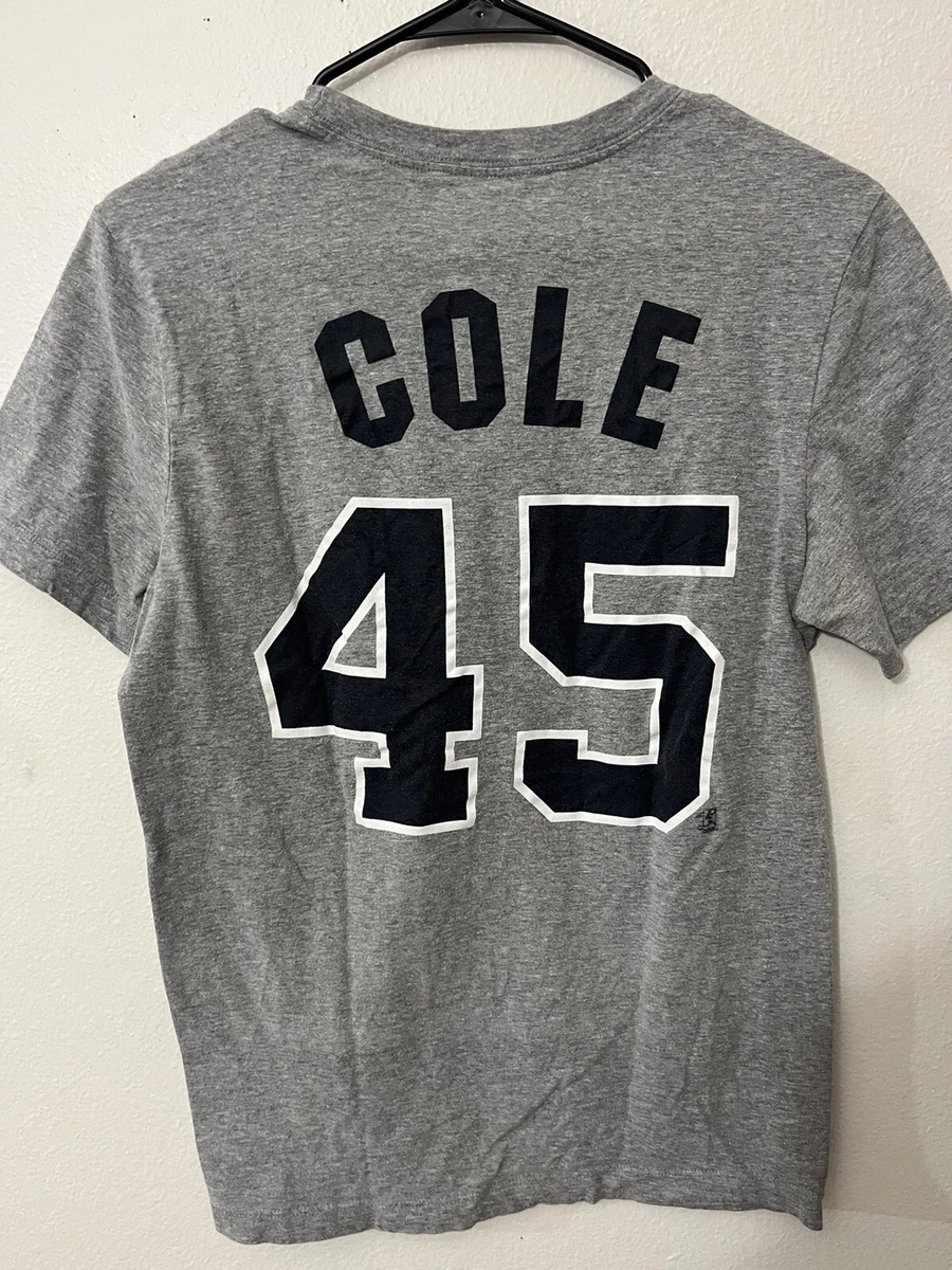 Youth Nike Gerrit Cole Navy New York Yankees Player Name & Number T-Shirt