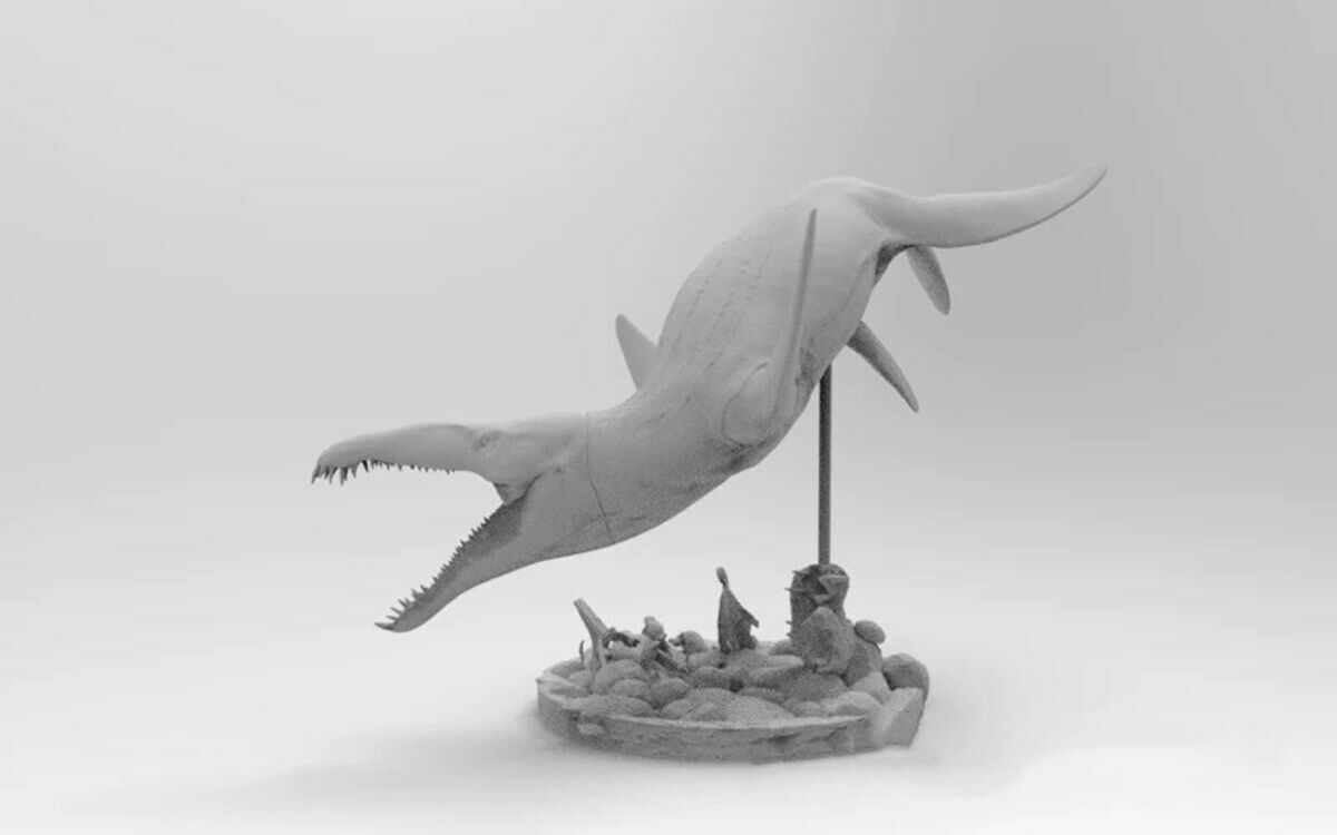 Rheic 1/35 Deinosuchus Model