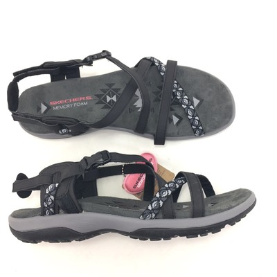 skechers reggae sandals memory foam