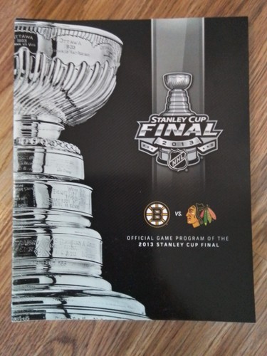 2013 NHL STANLEY CUP FINALS PROGRAM Boston Bruins Vs Chicago Blackhawks ~ New ~