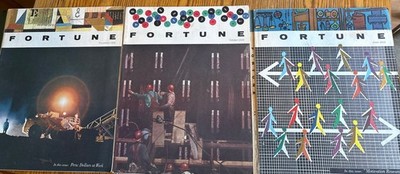 Lot of 3  Fortune Magazines 1956 june october november