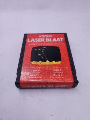 Laser Blast (Atari 2600, 1981) Cartridge Only