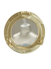 Oblò navale con specchio aperta barca deco maritime 29 centimetri (e)