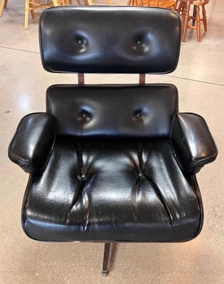 Old Vintage MCM Mid Century Modern Reclining Lounge Chair Eames Style Bentwood