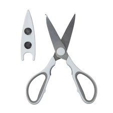 Stainless Steel Kitchen Scissors with Magnetic Sheath