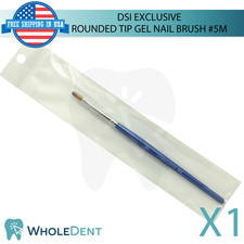 Professional Nail Gel Brush 5M Synthetic Rounded Edge Tip Polish