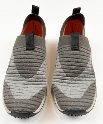Merrell M-Range Boy's Size 2.5 Slip-On Gray Orange Sneaker Shoes Outdoors