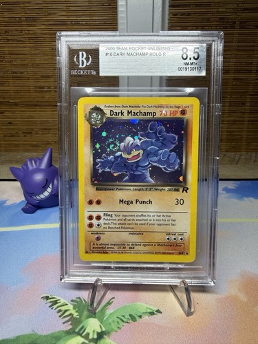 Dark Machamp (Unlimited) graded BGS 8.5 for sale on eBay