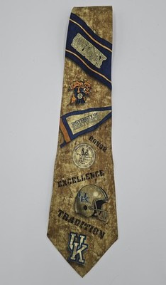 University of Kentucky Wildcats Themed Silk Neck Tie
