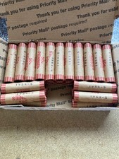 1954-s Lincoln Wheat Cent Penny 30 Rolls 1500 Coins Nice Condition