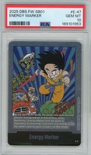 Psa Gem Mint 10 - Dragon Ball Super - Energy Marker - E-47 - Sb01 Psa Gem Mint 10 - Dragon Ball Super - Energy Marker - E-47 - Sb01