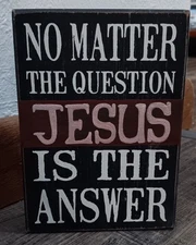 QUILL TO PAPER BY SIXTREES "NO MATTER THE QUESTION JESUS IS THE AWNSER"